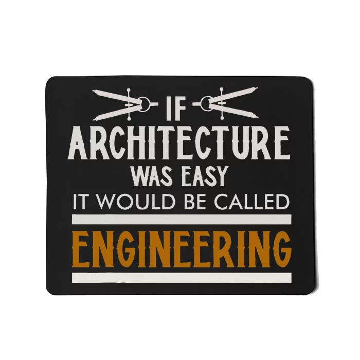 Cool Architect Art Wo Architecture Engineer Compass Mousepad