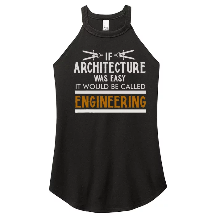 Cool Architect Art Wo Architecture Engineer Compass Women’s Perfect Tri Rocker Tank