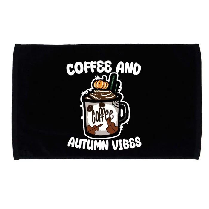 Coffee And Autumn Vibes Halloween Microfiber Hand Towel