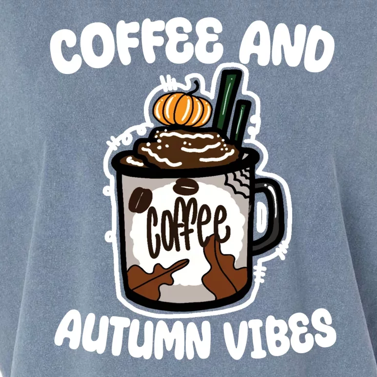 Coffee And Autumn Vibes Halloween Garment-Dyed Women's Muscle Tee