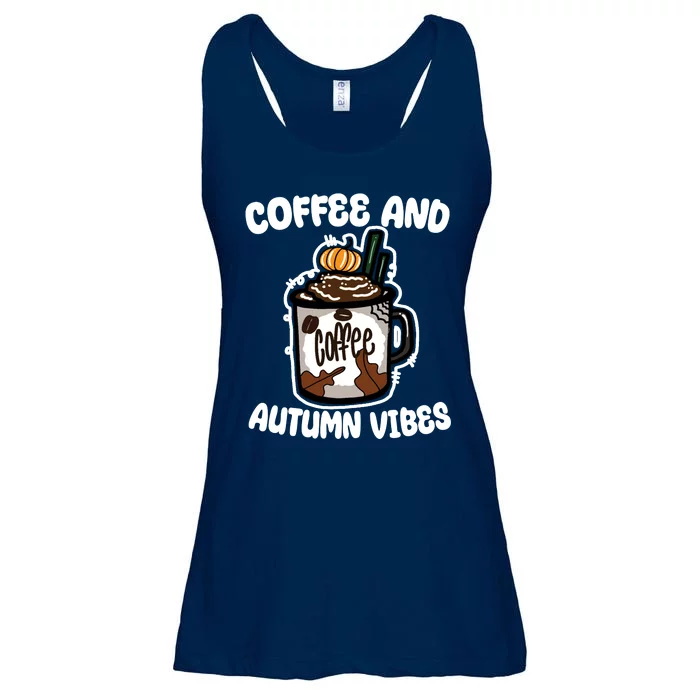 Coffee And Autumn Vibes Halloween Ladies Essential Flowy Tank