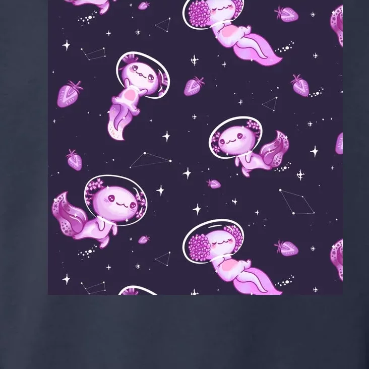 Cute Astronaut Axolotl Space Toddler Hoodie