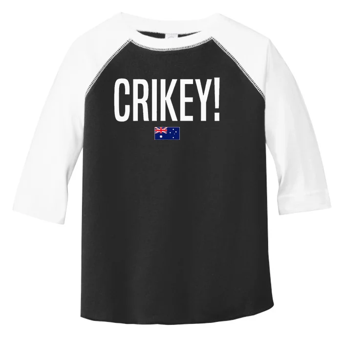 Crikey Australia Aussie Australian Slang Toddler Fine Jersey T-Shirt