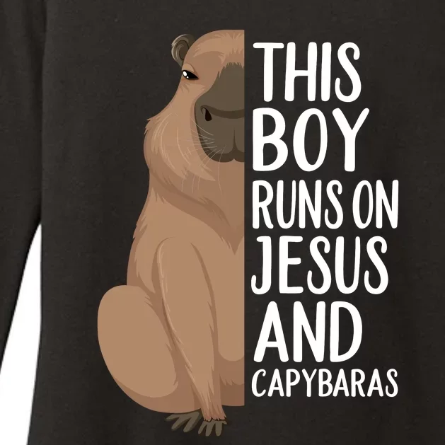 Capybara Art Animal For Capybara Lovers Womens CVC Long Sleeve Shirt