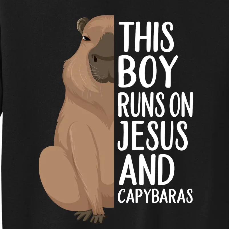 Capybara Art Animal For Capybara Lovers Tall Sweatshirt