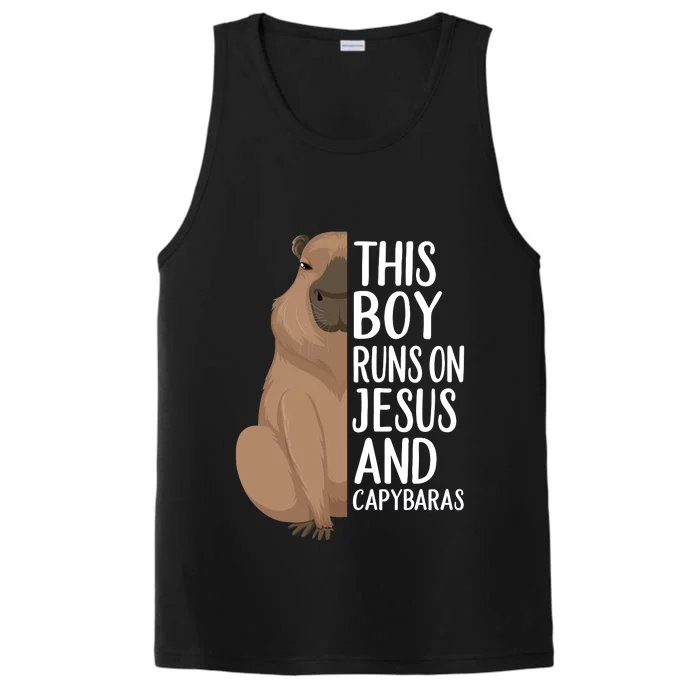 Capybara Art Animal For Capybara Lovers Performance Tank