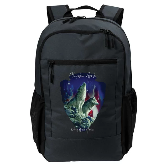 Chiricahua Apache American Indian Tribe Wolf Pride Howling Gift Daily Commute Backpack