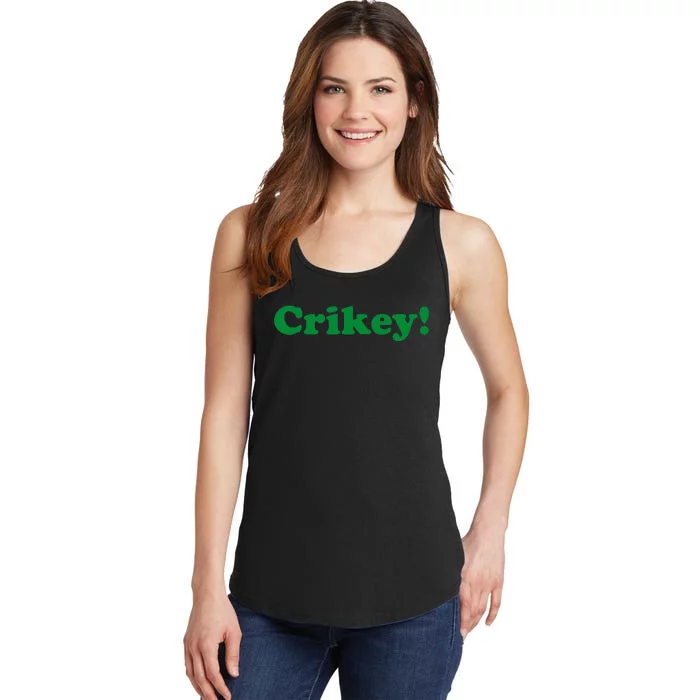 Crikey! Australia Aussie For Australian Slang Ladies Essential Tank