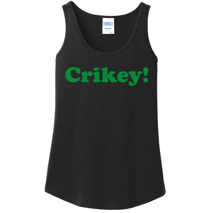 Crikey! Australia Aussie For Australian Slang Ladies Essential Tank