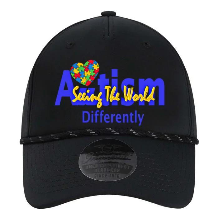 Cool Autism Awareness Autism Seeing The World Differently Gift Performance The Dyno Cap