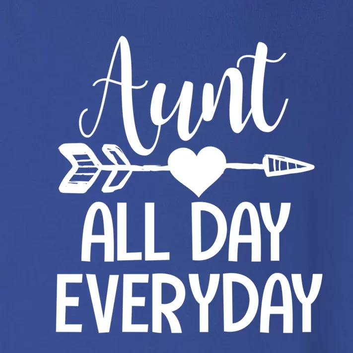 Cute Aunt Auntie Niece Nephew Funny Aunt Arrow Family Gift Toddler Long Sleeve Shirt