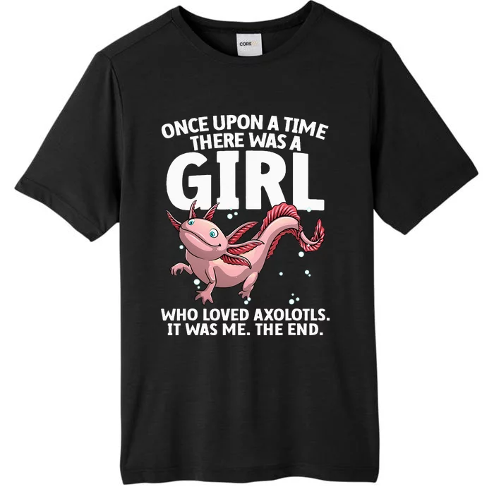 Cool Axolotl Art For Salamander Axolotl Lover ChromaSoft Performance T-Shirt