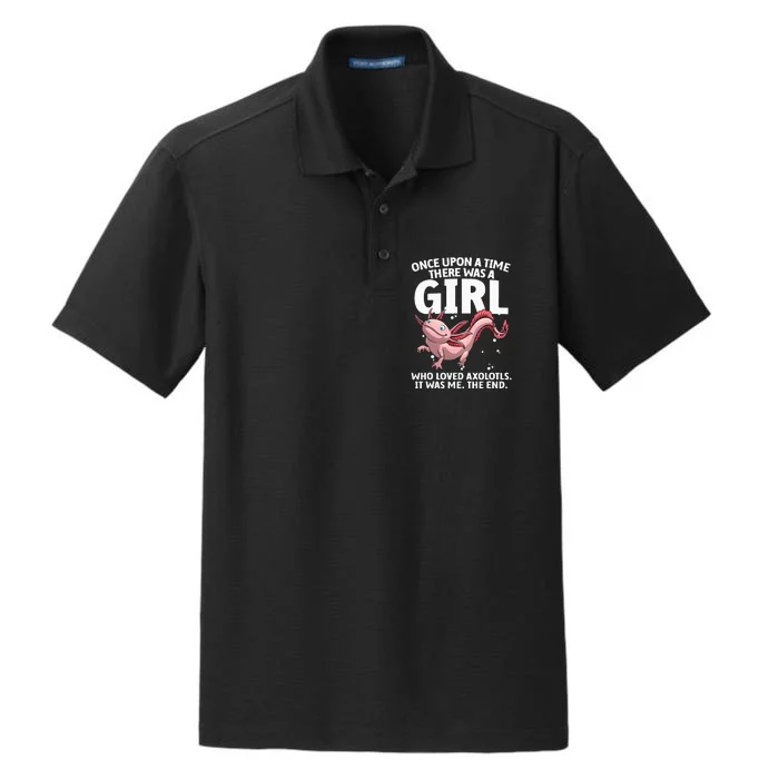 Cool Axolotl Art For Salamander Axolotl Lover Dry Zone Grid Performance Polo