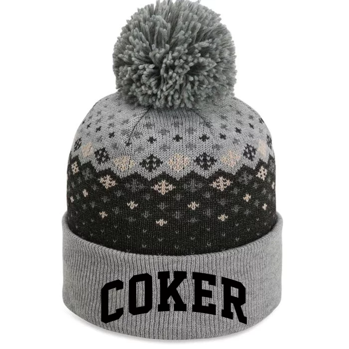 Coker Athletic Arch College University Alumni @ Great Gift The Baniff Cuffed Pom Beanie