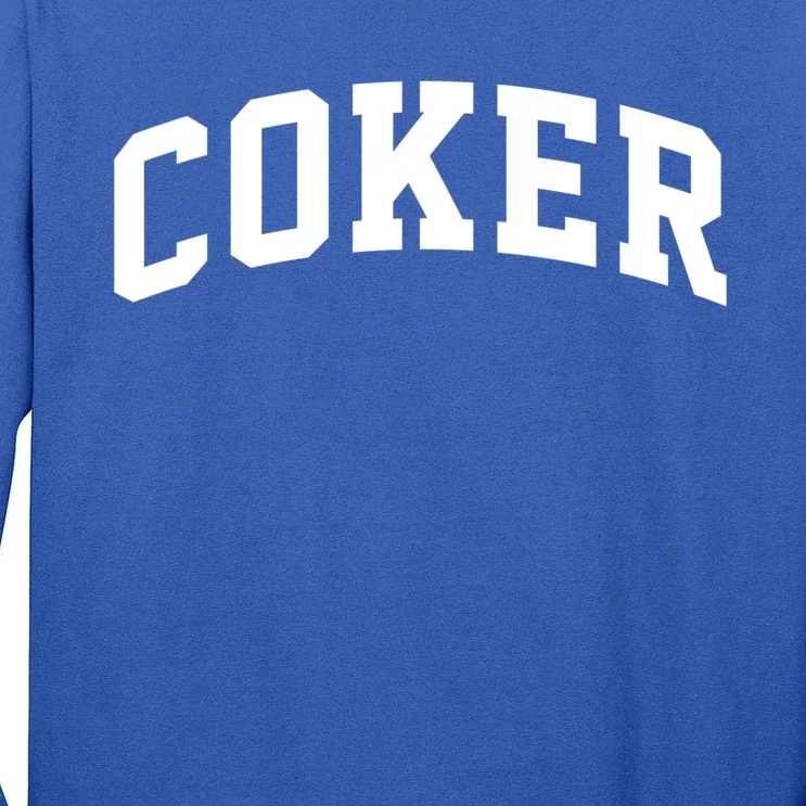 Coker Athletic Arch College University Alumni @ Great Gift Tall Long Sleeve T-Shirt