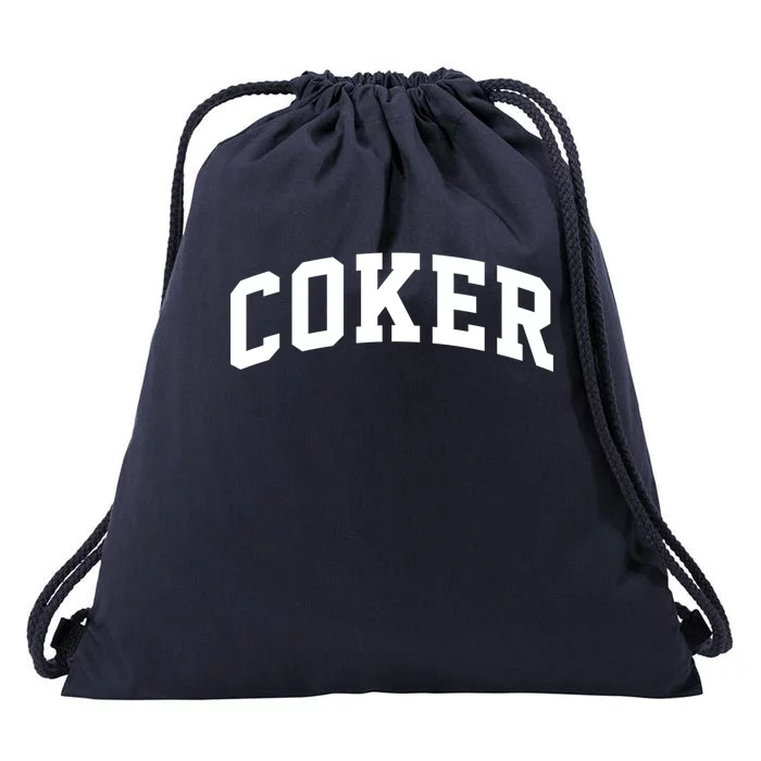 Coker Athletic Arch College University Alumni @ Great Gift Drawstring Bag