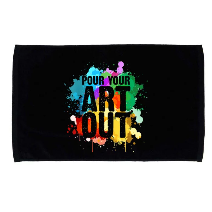 Cool Artist Art For Paint Painter Artist Painting Microfiber Hand Towel