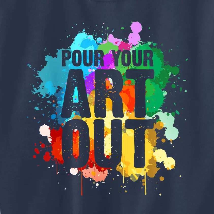 Cool Artist Art For Paint Painter Artist Painting Kids Sweatshirt