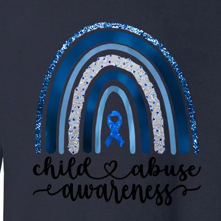 Child Abuse Awareness Rainbow Foster Care Stop The Abuse Toddler Sweatshirt