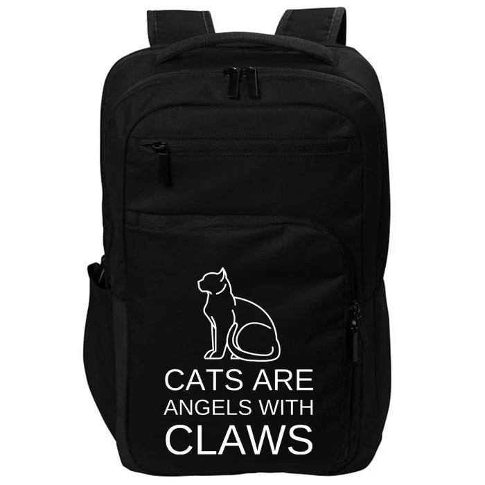 Cats Are Angels With Claws Impact Tech Backpack