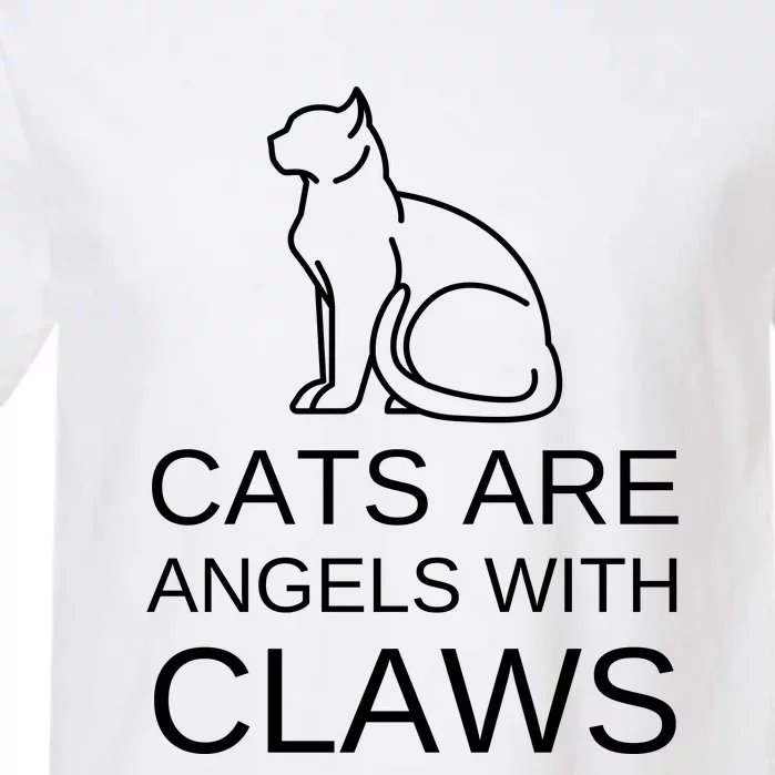 Cats Are Angels With Claws Garment-Dyed Heavyweight T-Shirt