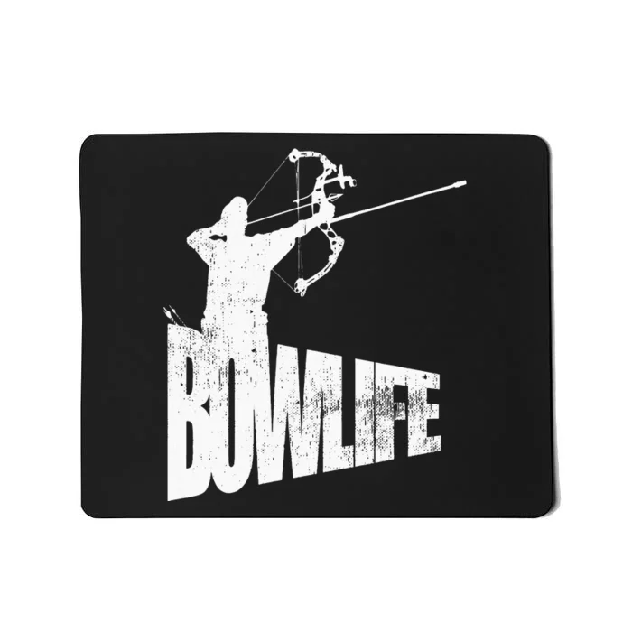 Cool Archery Archer Silhouette Bow Life Tee Mousepad