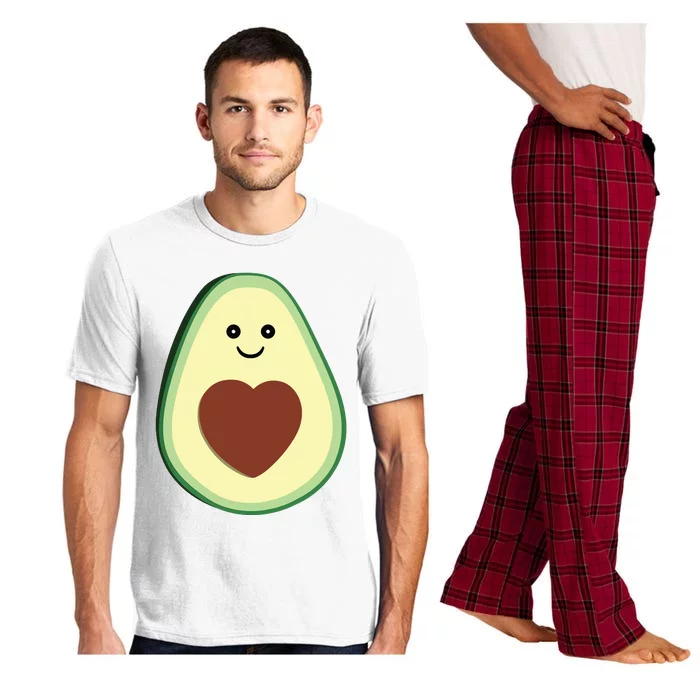 Cute Adorable Avocado Heart Love Pajama Set