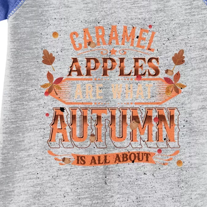 Caramel Apples Are What Autumn Is All About Favorite Treat Infant Baby Jersey Bodysuit