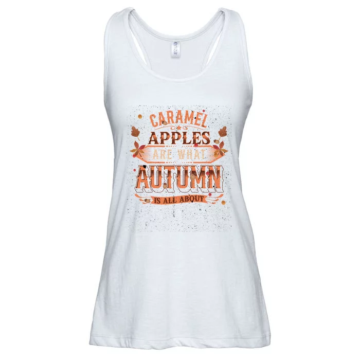 Caramel Apples Are What Autumn Is All About Favorite Treat Ladies Essential Flowy Tank