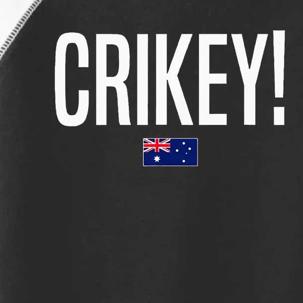 Crikey Australia Aussie Australian Slang Toddler Fine Jersey T-Shirt