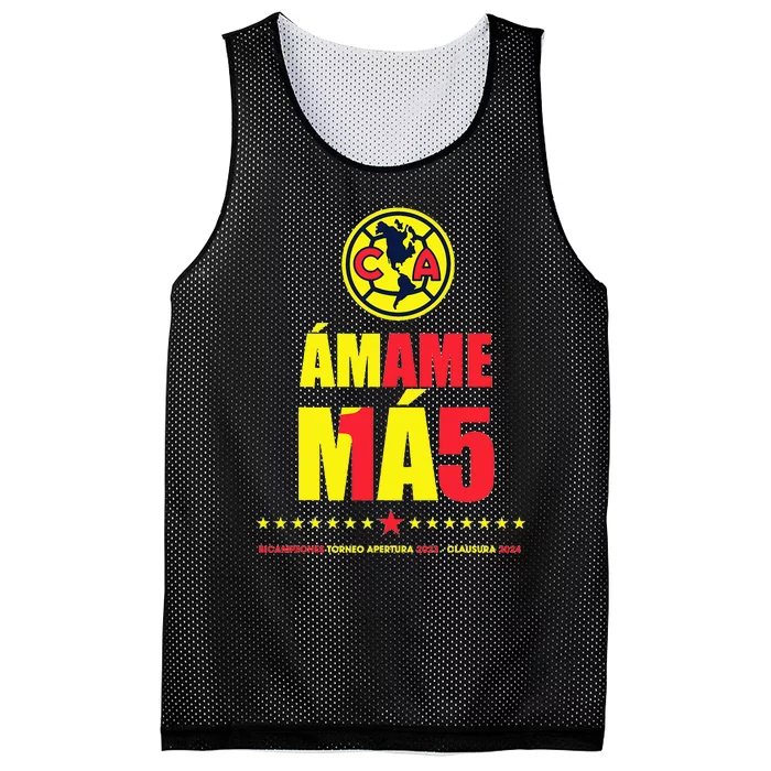 Club America Bicampeon Torneo Apertura 2023 Mesh Reversible Basketball Jersey Tank