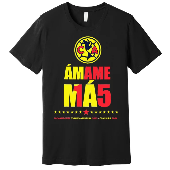 Club America Bicampeon Torneo Apertura 2023 Premium T-Shirt