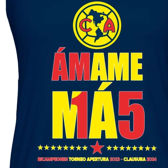 Club America Bicampeon Torneo Apertura 2023 Ladies Essential Flowy Tank