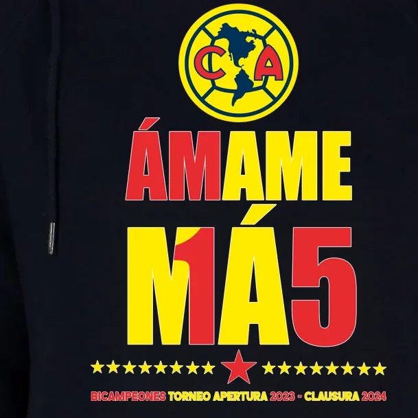 Club America Bicampeon Torneo Apertura 2023 Womens Funnel Neck Pullover Hood