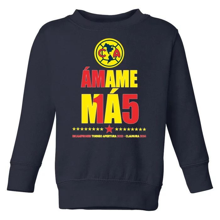 Club America Bicampeon Torneo Apertura 2023 Toddler Sweatshirt