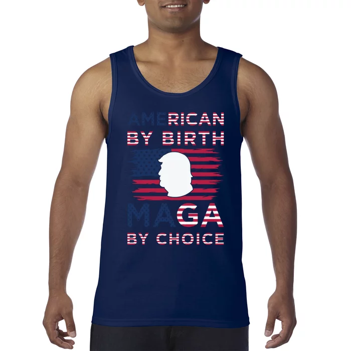 Cool American By Birth Maga By Choice 2024 Election Vote Tank Top