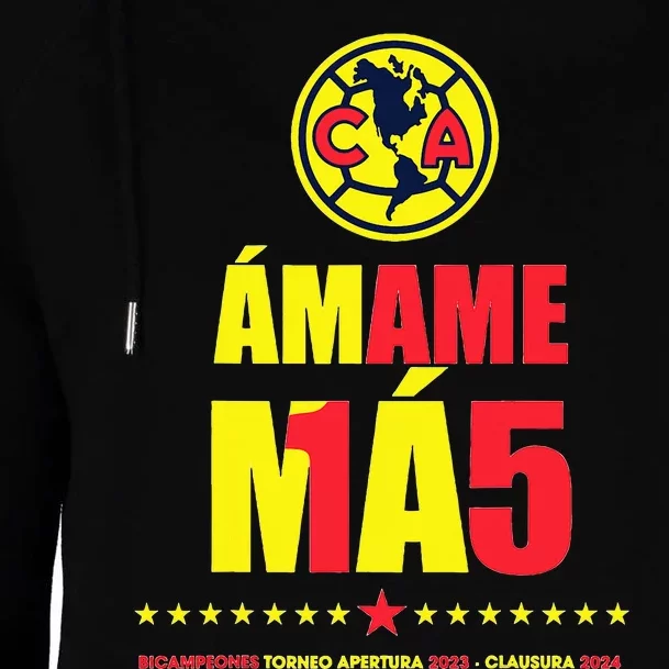 Club America Bicampeon Torneo Apertura 2023 Clausura 2024 Womens Funnel Neck Pullover Hood