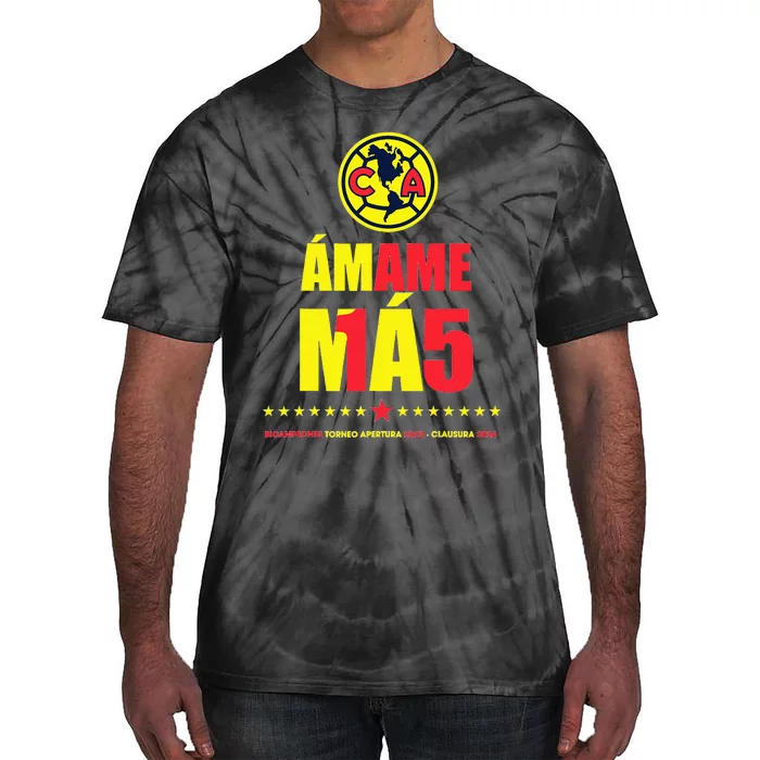 Club America Bicampeon Torneo Apertura 2023 Clausura 2024 Tie-Dye T-Shirt