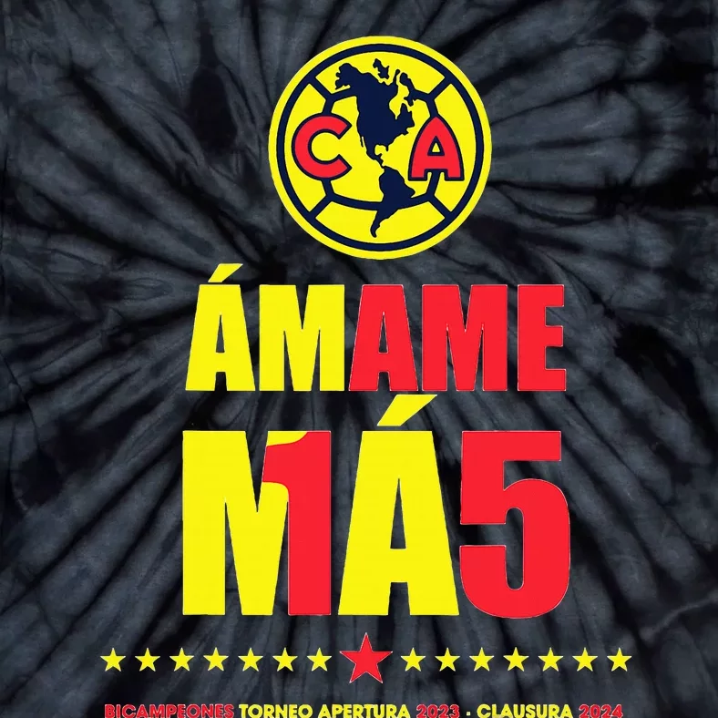 Club America Bicampeon Torneo Apertura 2023 Clausura 2024 Tie-Dye T-Shirt