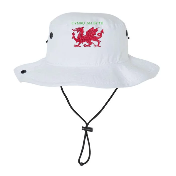 Cymru Am Byth Welsh Rugby Dragon Wales Gift Legacy Cool Fit Booney Bucket Hat