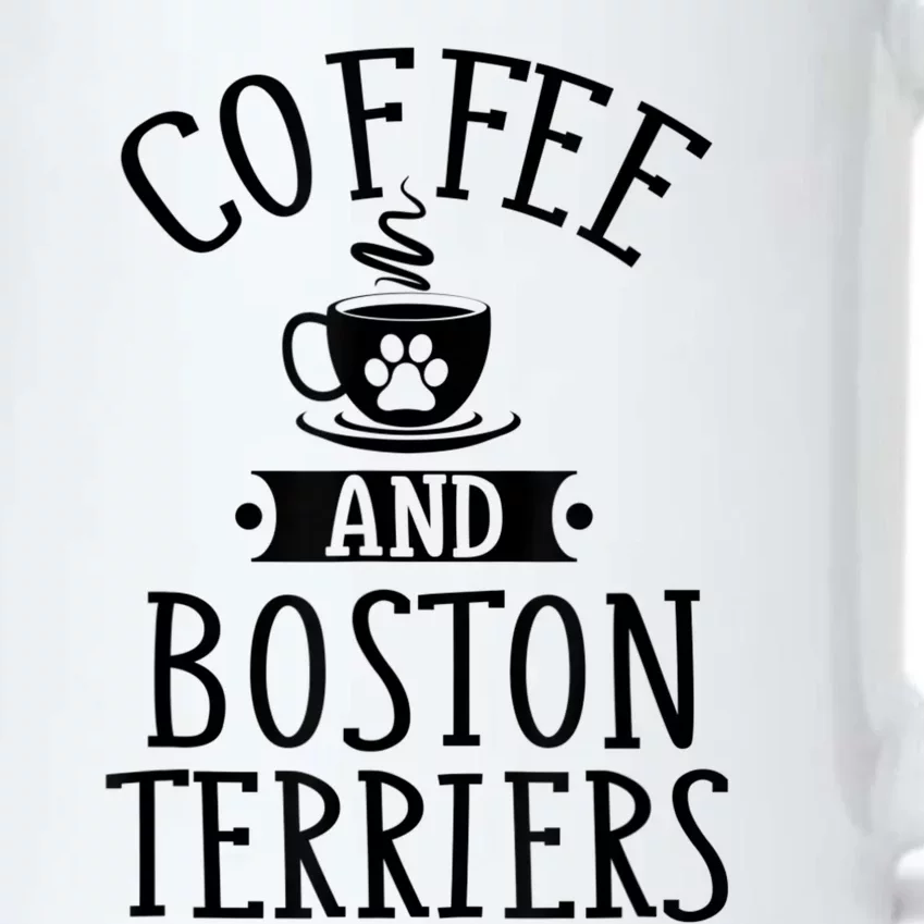 Coffee And Boston Terriers Boston Terrier Lover Black Color Changing Mug