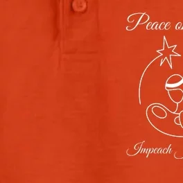 Christmas Anti Biden Peace On Earth Dry Zone Grid Performance Polo