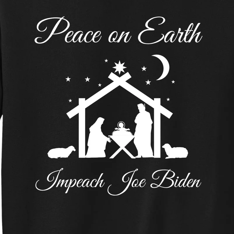 Christmas Anti Biden Peace On Earth Sweatshirt