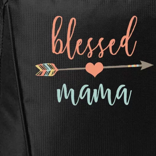 Cute Arrow Blessed Mama Cool Gift Announcet City Backpack