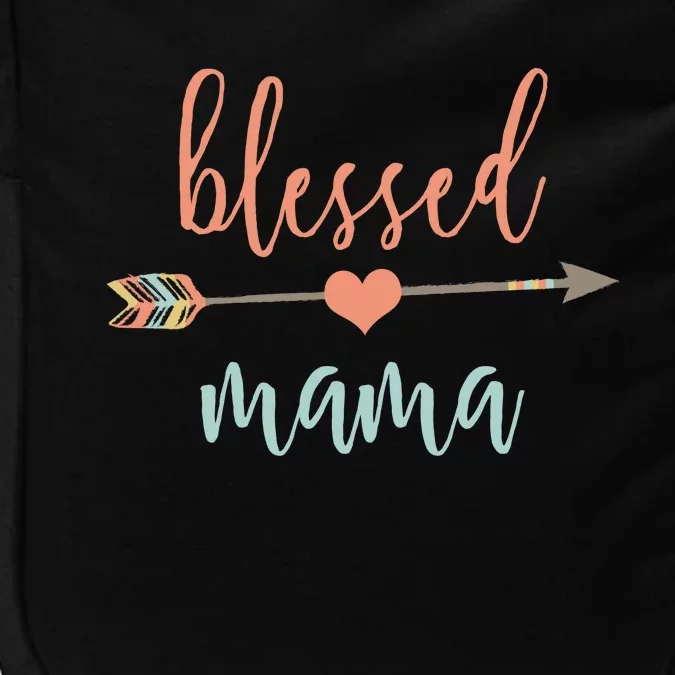 Cute Arrow Blessed Mama Cool Gift Announcet Impact Tech Backpack