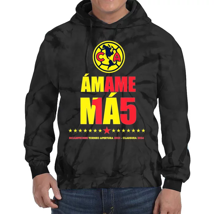 Club America Bicampeon Torneo Apertura 2023 Clausura 2024 Tie Dye Hoodie