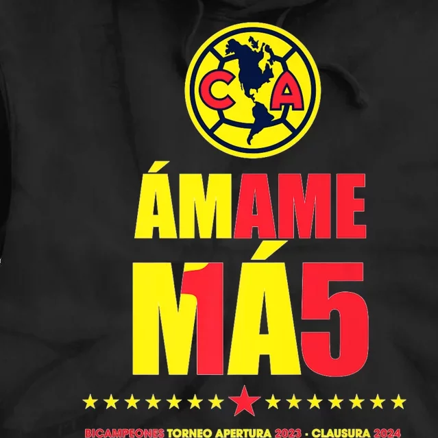 Club America Bicampeon Torneo Apertura 2023 Clausura 2024 Tie Dye Hoodie