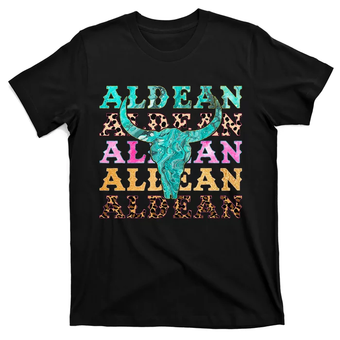 cowhide aldean bullhorn T-Shirt