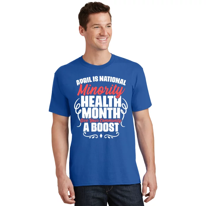 Community A Boost Tal Health National Minority Health Cute Gift T-Shirt