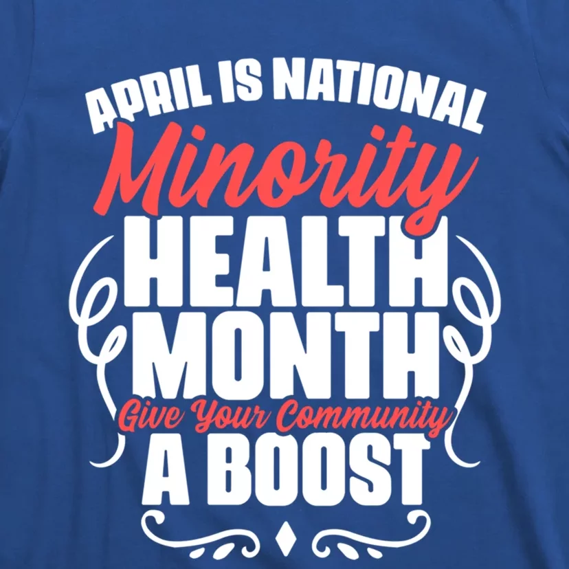 Community A Boost Tal Health National Minority Health Cute Gift T-Shirt